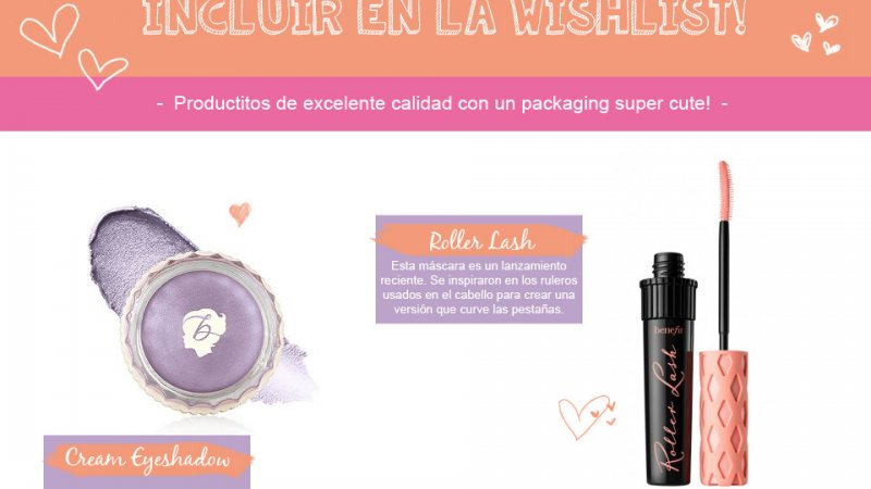 5 productos de BENEFIT para anotar en la Wishlist! ♥